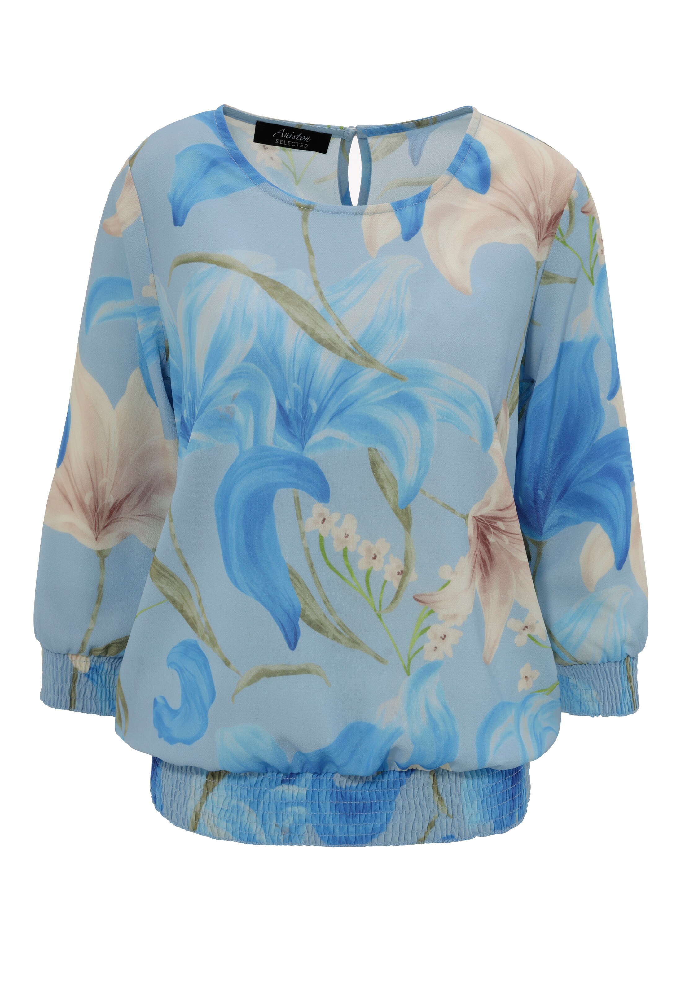 Aniston SELECTED Bluse in Blau: Vorderseite