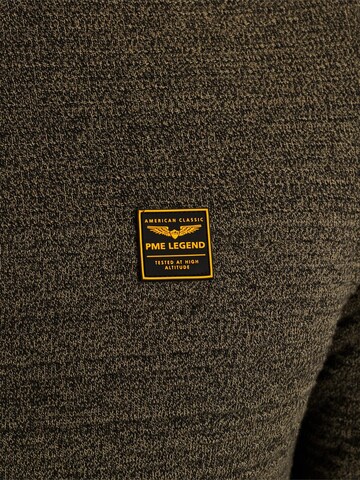 PME Legend Sweater 'Pullover in mouliné cotton' in Green