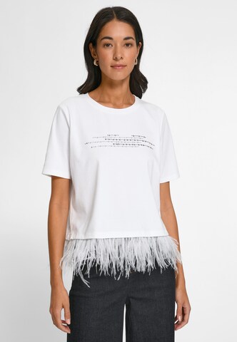 T-shirt TALBOT RUNHOF X PETER HAHN en blanc : devant