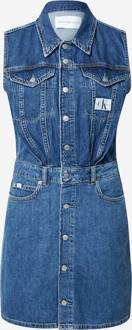 Calvin Klein Jeans Dress in Blue: front