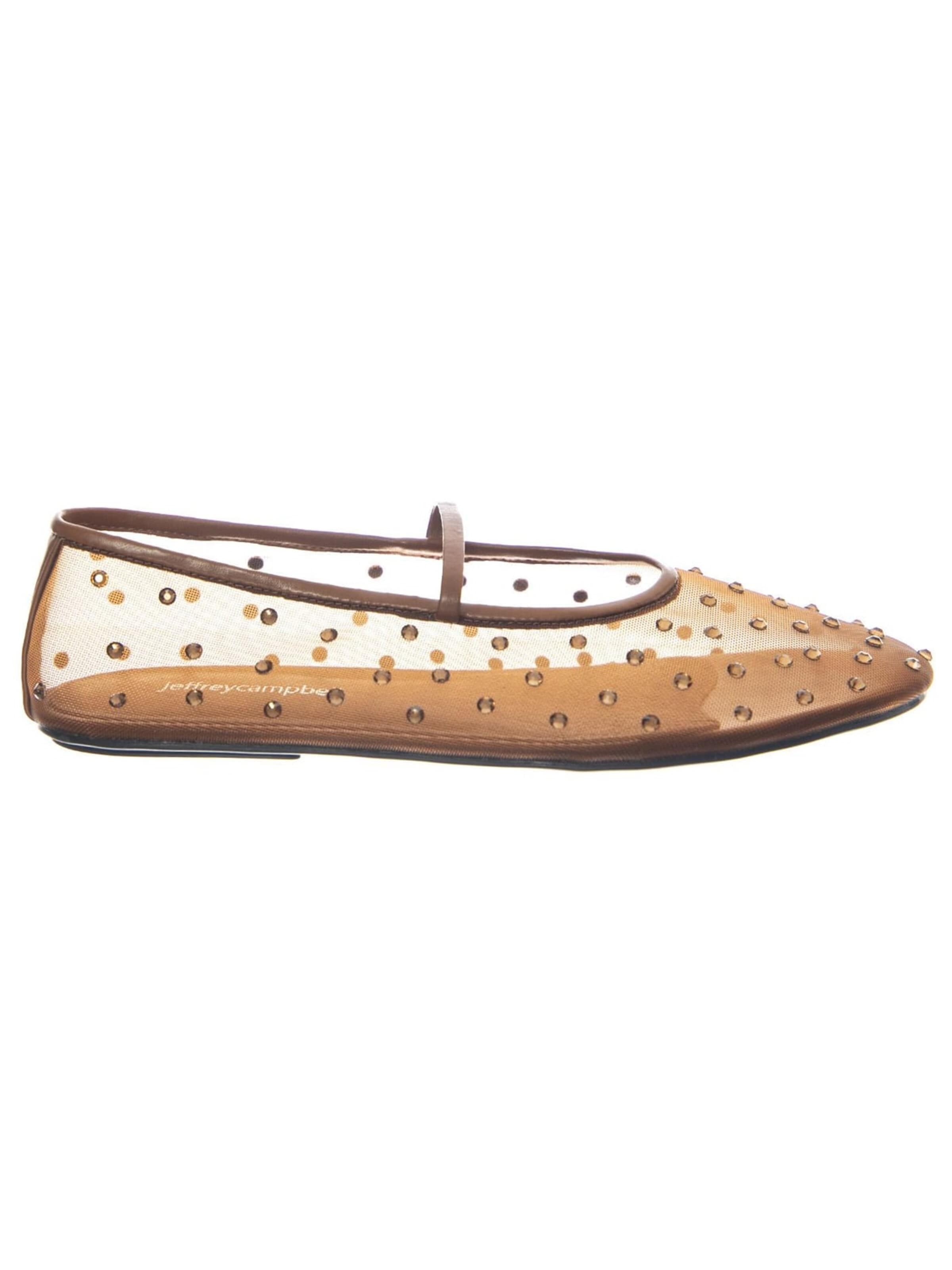 Jeffrey Campbell Baleriny 'SWANLAKE' w kolorze brązowy