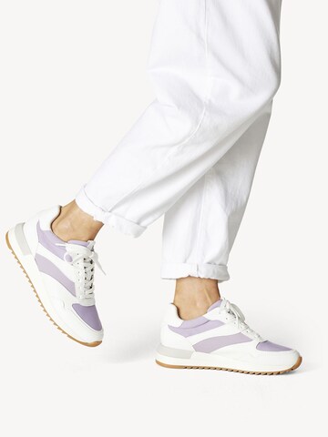 TAMARIS Sneakers laag in Lila: voorkant