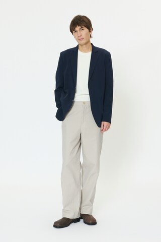 Matinique Regular fit Colbert 'MAcharles' in Blauw