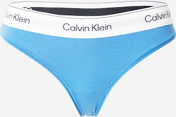Slip Calvin Klein Underwear en bleu : devant