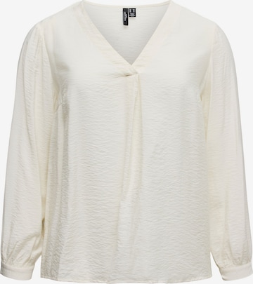 Vero Moda Curve Blouse in White: front