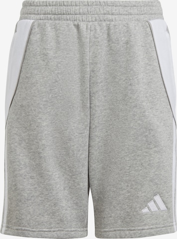 ADIDAS PERFORMANCE Regular Workout Pants 'Tiro 24' in Grey: front