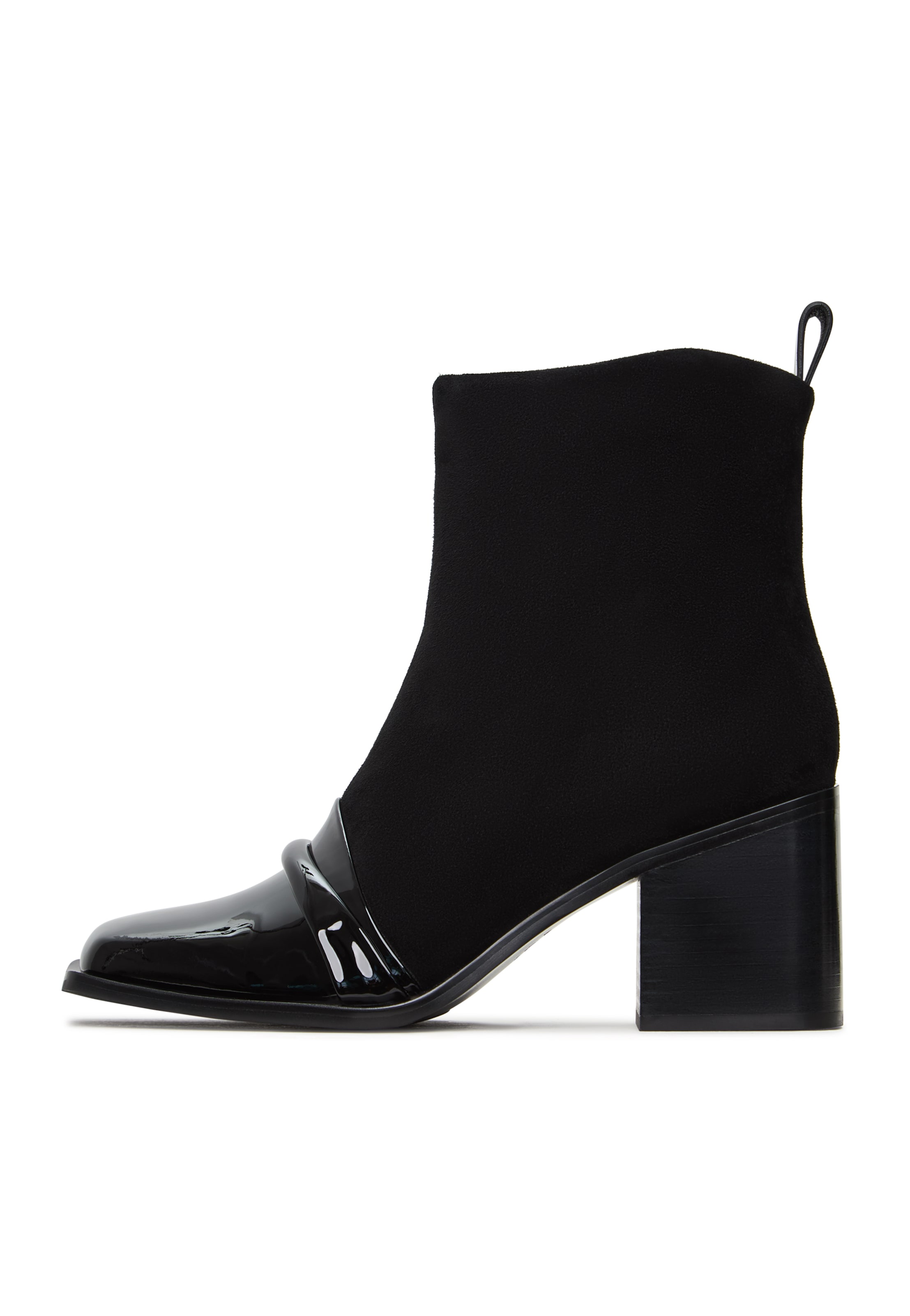 Bottines CESARE GASPARI en noir : devant