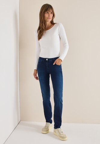 CECIL Slimfit Jeans in Blau
