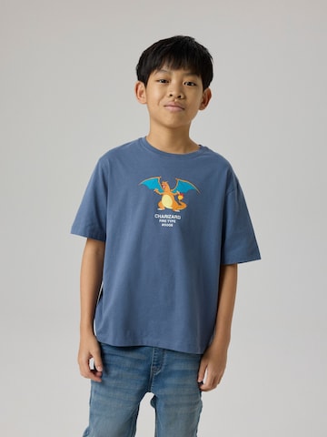 NAME IT Shirt 'NKMJyk Pokemon' in Blue: front
