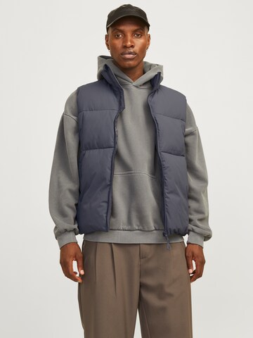JACK & JONES Vest 'JORVestebro' in Grey: front