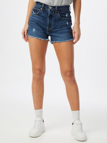 LEVI'S ® regular Jeans '501 Original Short' i blå: forside