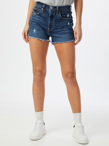 LEVI'S ® regular Τζιν '501 Original Short' σε μπλε: μπροστά