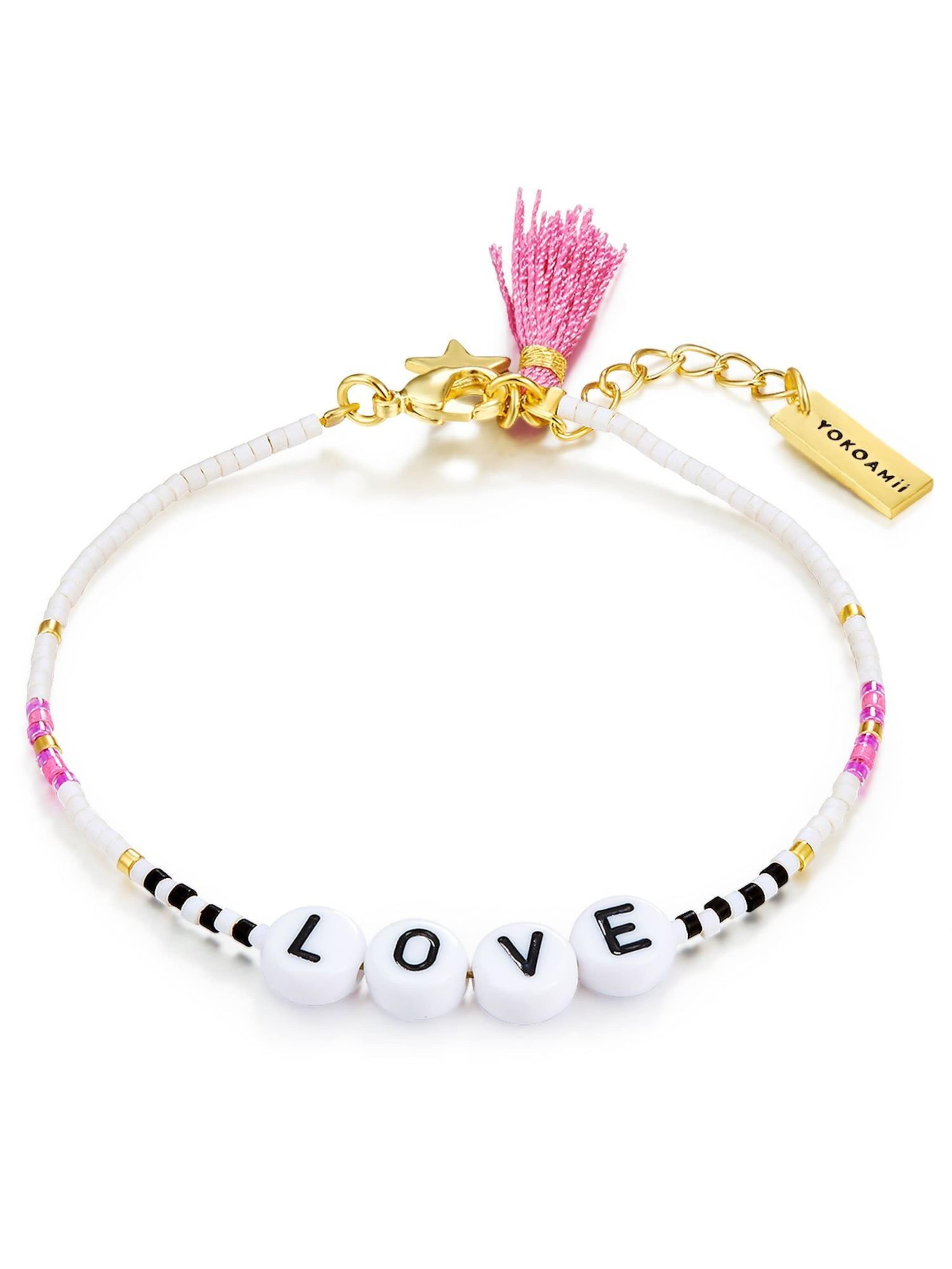 Braccialetto di Yokoamii in bianco: frontale