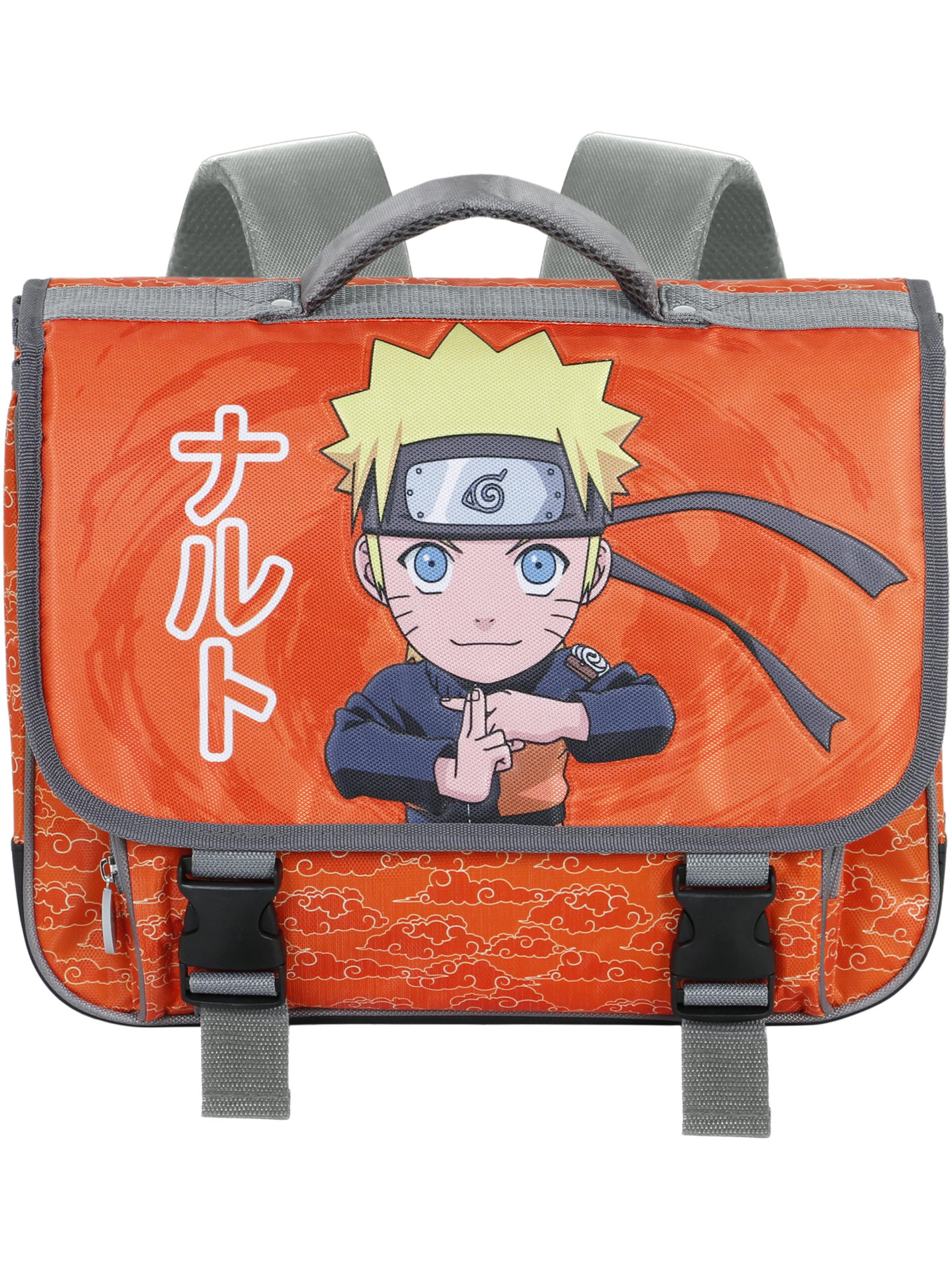 Naruto Backpack 'Chikara-Cartable 2.0' in Orange: front