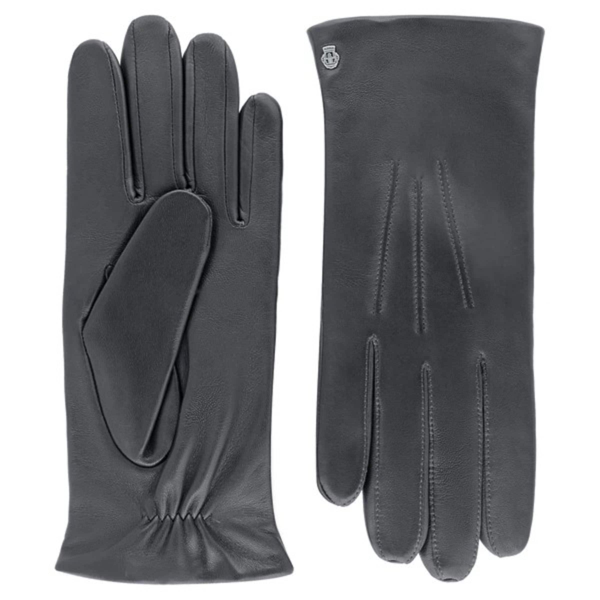 Mezzoguanti 'DOVER' di Roeckl in grigio: frontale