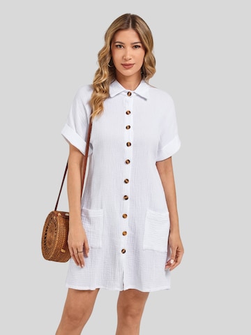 Abito camicia 'Women Dress' di LapaPlus in bianco