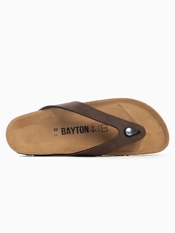 Bayton T-bar sandals 'Lucca' in Brown