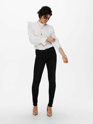 ONLY Skinny Jeans 'Paola' in Schwarz