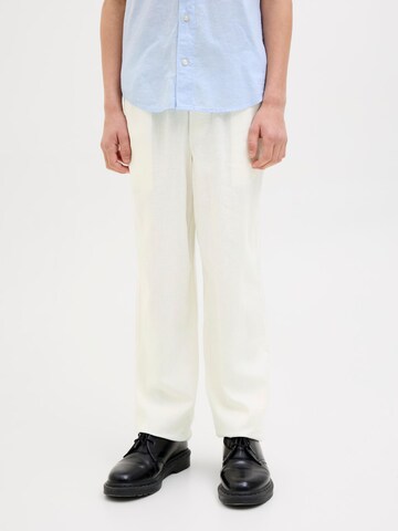 Jack & Jones Junior Loosefit Bukser i hvid: forside
