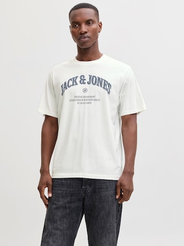 JACK & JONES Shirt 'JJEDenver' in Wit: voorkant