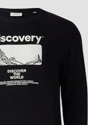 s.Oliver Shirt in Schwarz