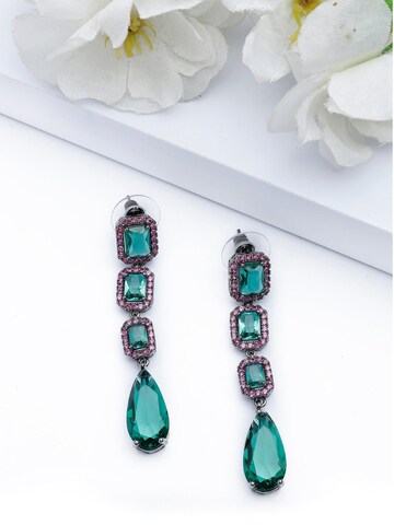 AVANT-GARDE PARIS Ohrringe 'Inesra' in Grün