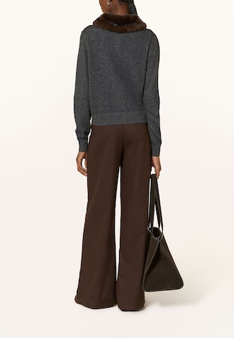 darling harbour Knit Cardigan in Grey: back