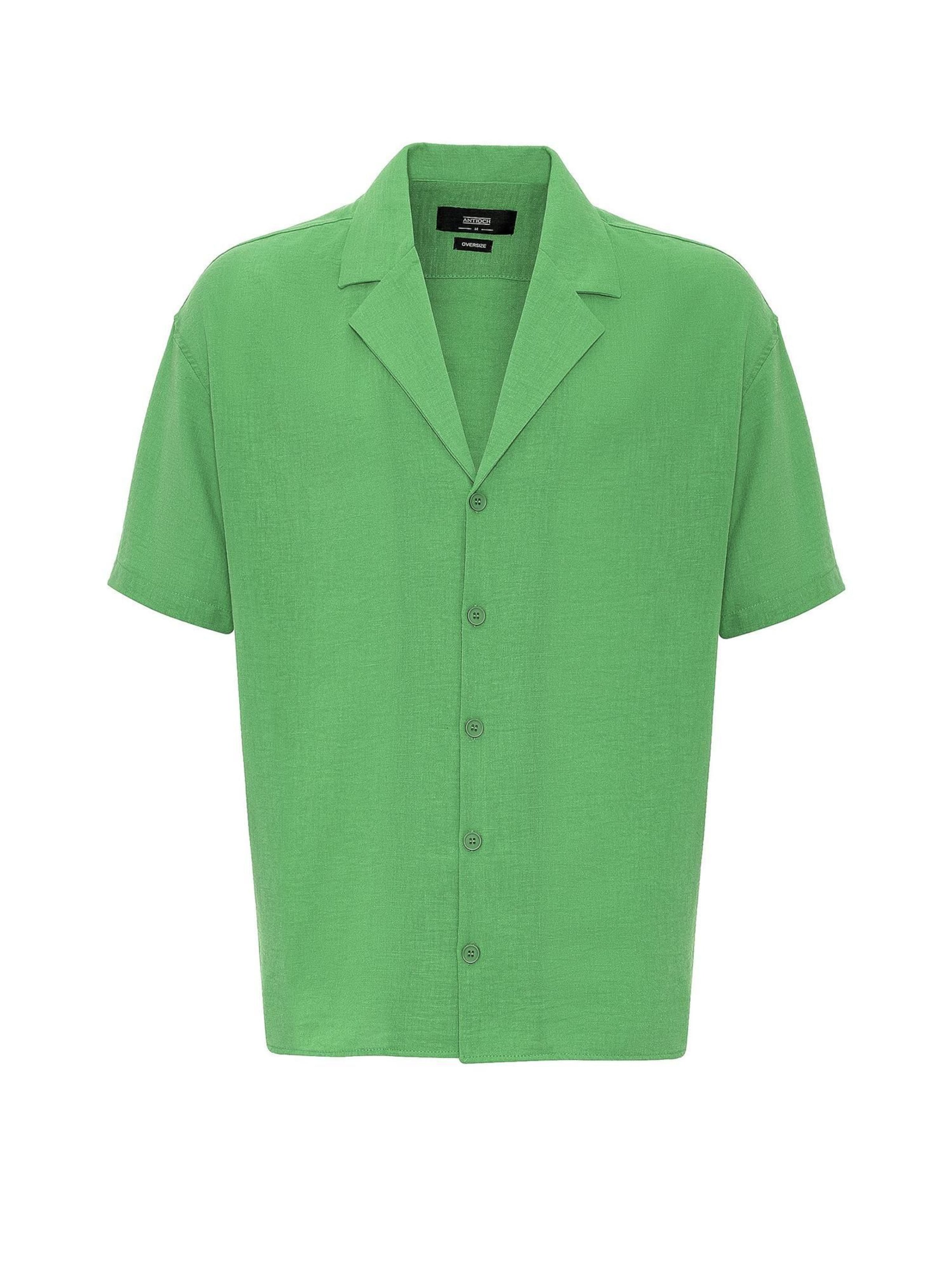 Antioch - Comfort Fit Camisa em verde: frente