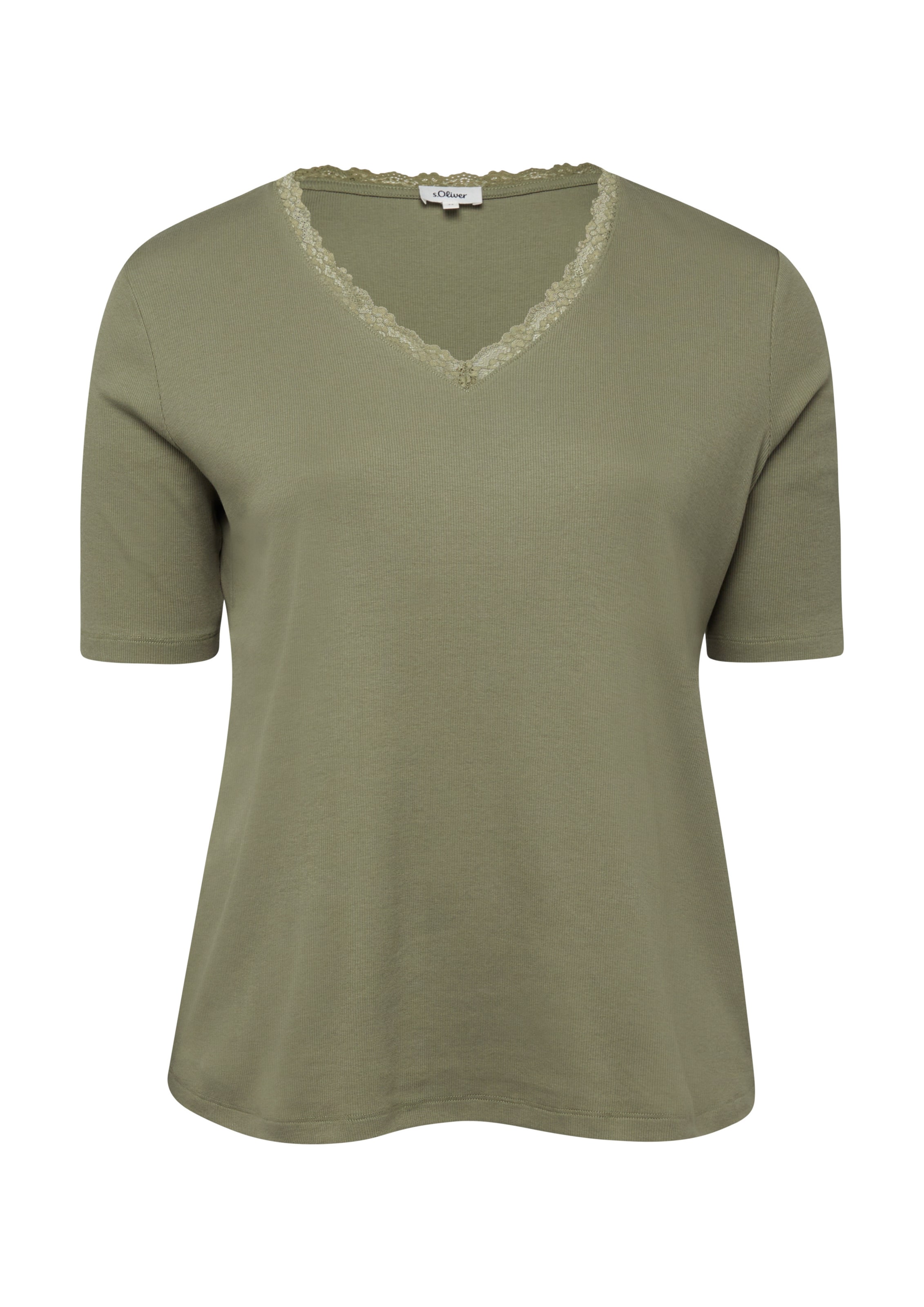 s.Oliver Shirt in Groen: voorkant