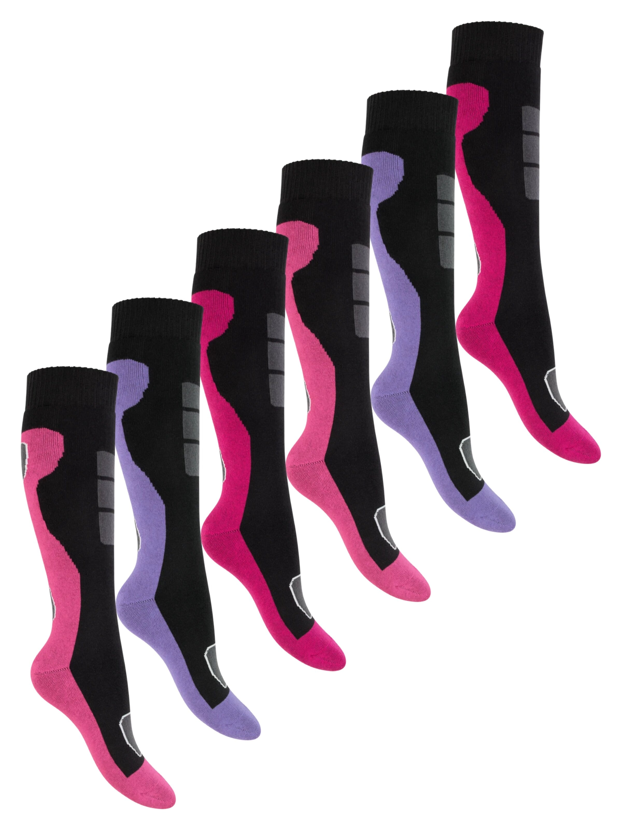 footstar Athletic Socks 'Alpine' in Pink: front