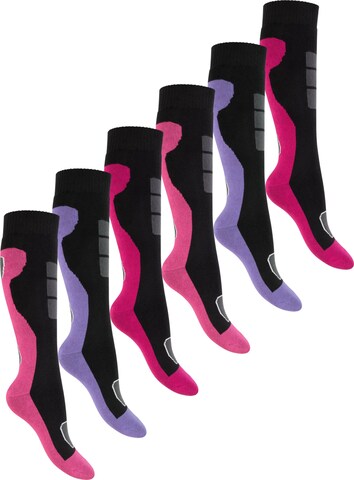 footstar Athletic Socks 'Alpine' in Pink: front