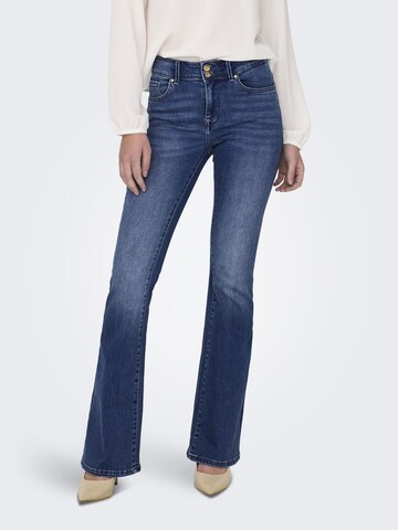 ONLY Flared Jeans 'Cheryl' in Blue: front
