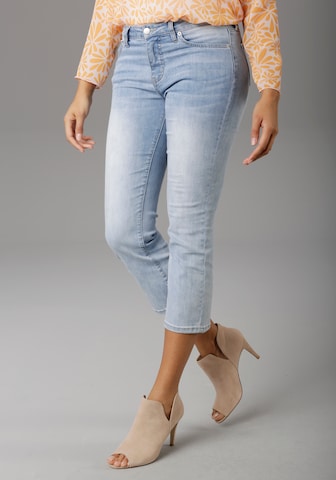 Aniston SELECTED Slimfit Jeans in Blau: predná strana