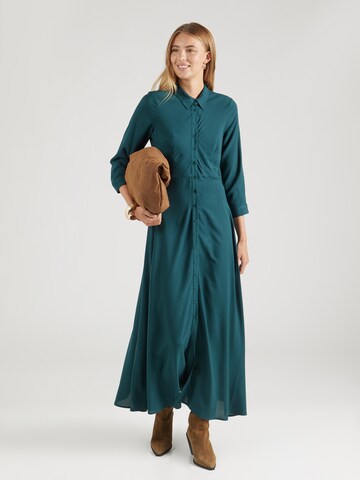 YAS Shirt Dress 'YASSAVANNA' in Green: front