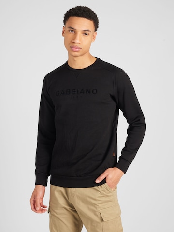 Gabbiano Sweatshirt in Zwart: voorkant