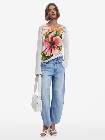 Pull-over 'Sabrina' Desigual en blanc
