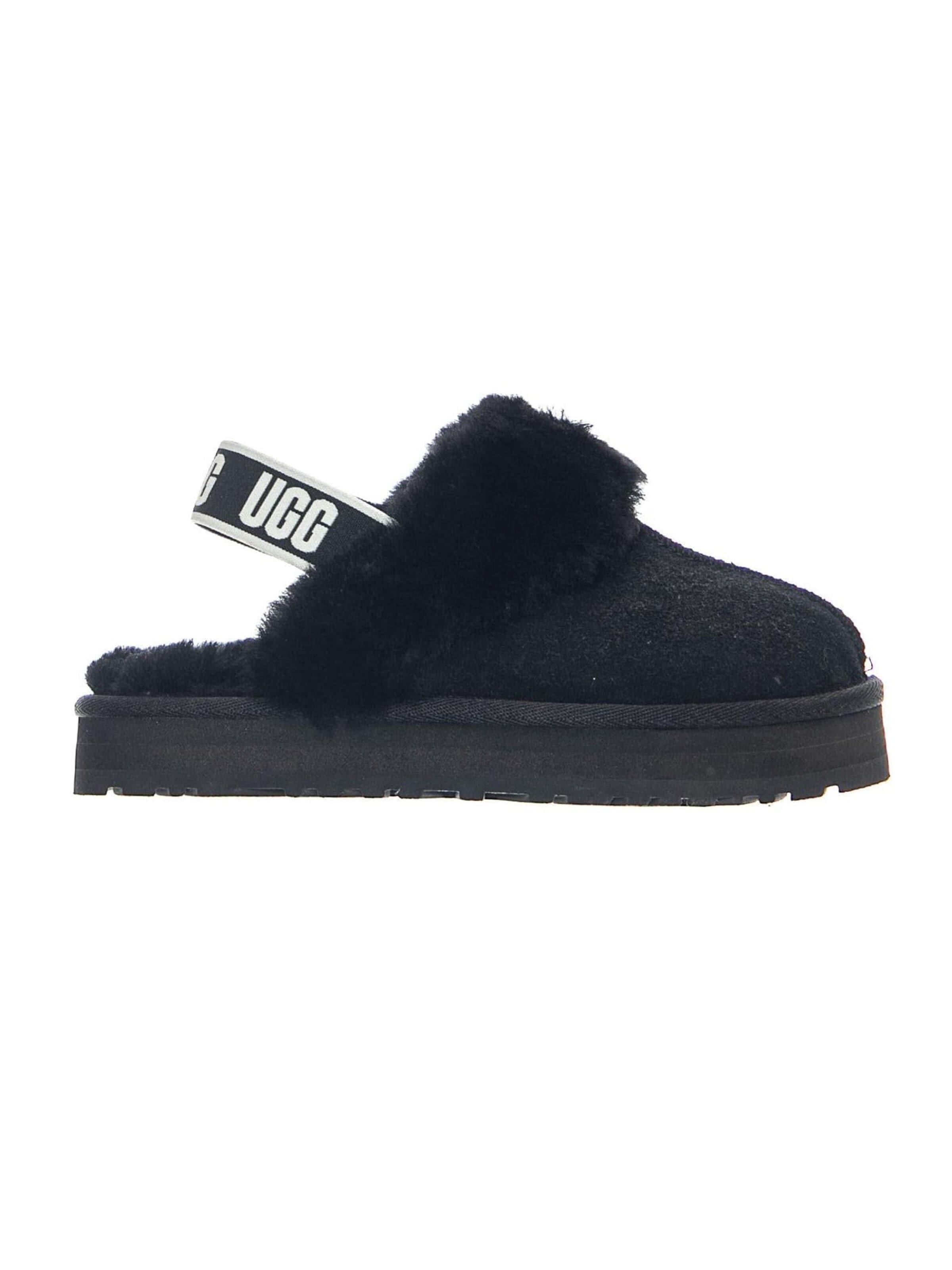Sandales 'Funkette Black K' UGG en noir : devant