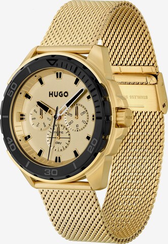 Orologio analogico di HUGO in oro: frontale