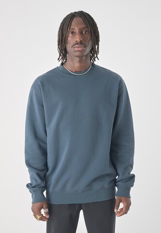 Cleptomanicx Sweatshirt 'Crewneck Ligull Classic' in Grün: Vorderseite