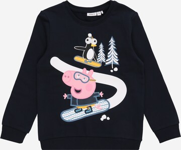 NAME IT - Ajuste regular Sudadera 'Peppapig' en azul: frente