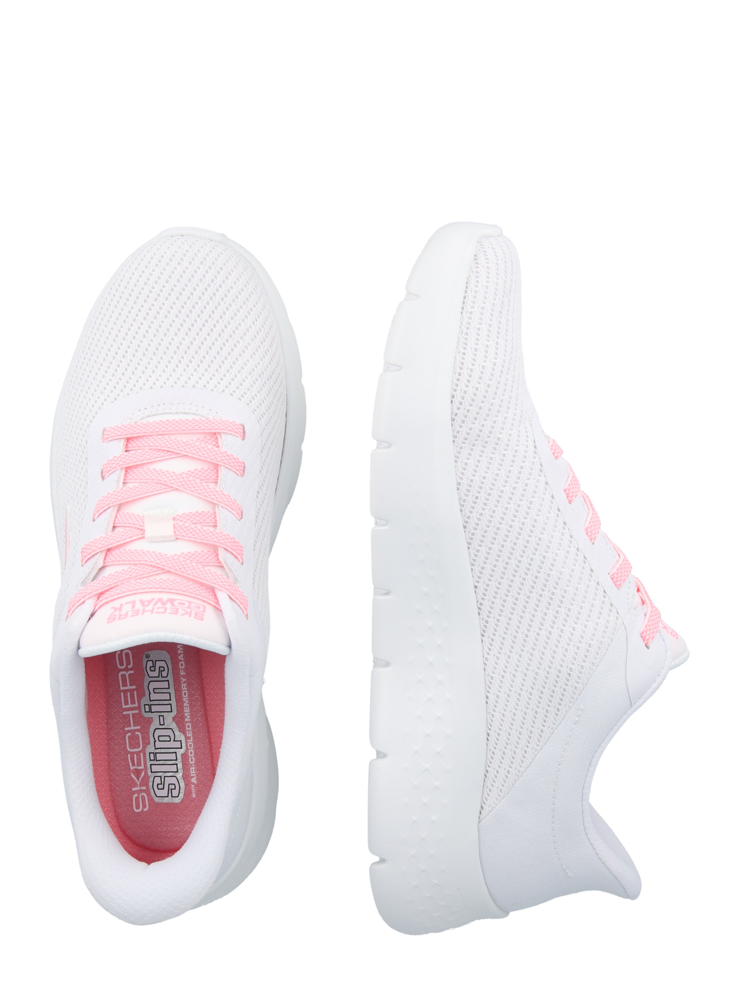 SKECHERS Sneakers laag 'GO WALK FLEX - CARLA' in Wit