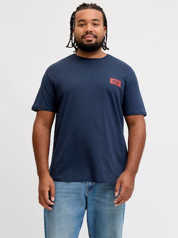 JACK & JONES Shirt 'JJRUSH' in Blue: front