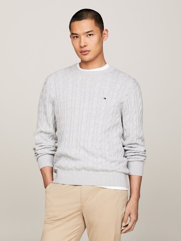 TOMMY HILFIGER - Pullover 'Classics' em cinzento: frente