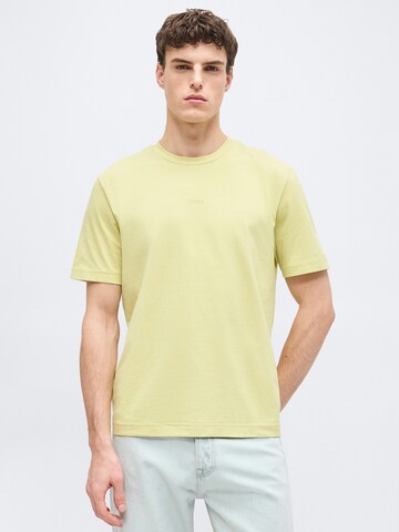 T-Shirt 'Chup' BOSS en vert : devant