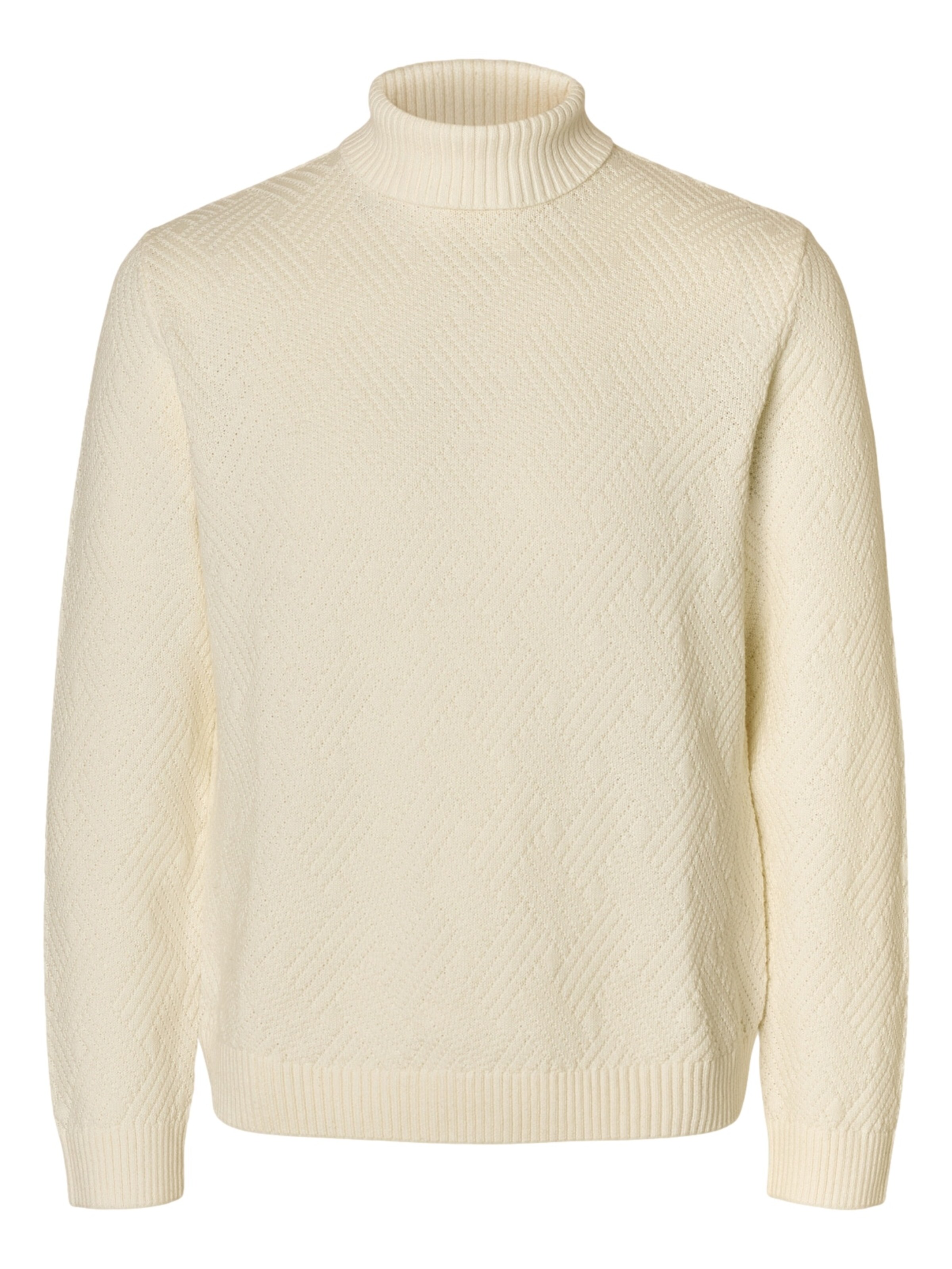 SELECTED Pullover 'SLHTrevor' in Beige: Vorderseite
