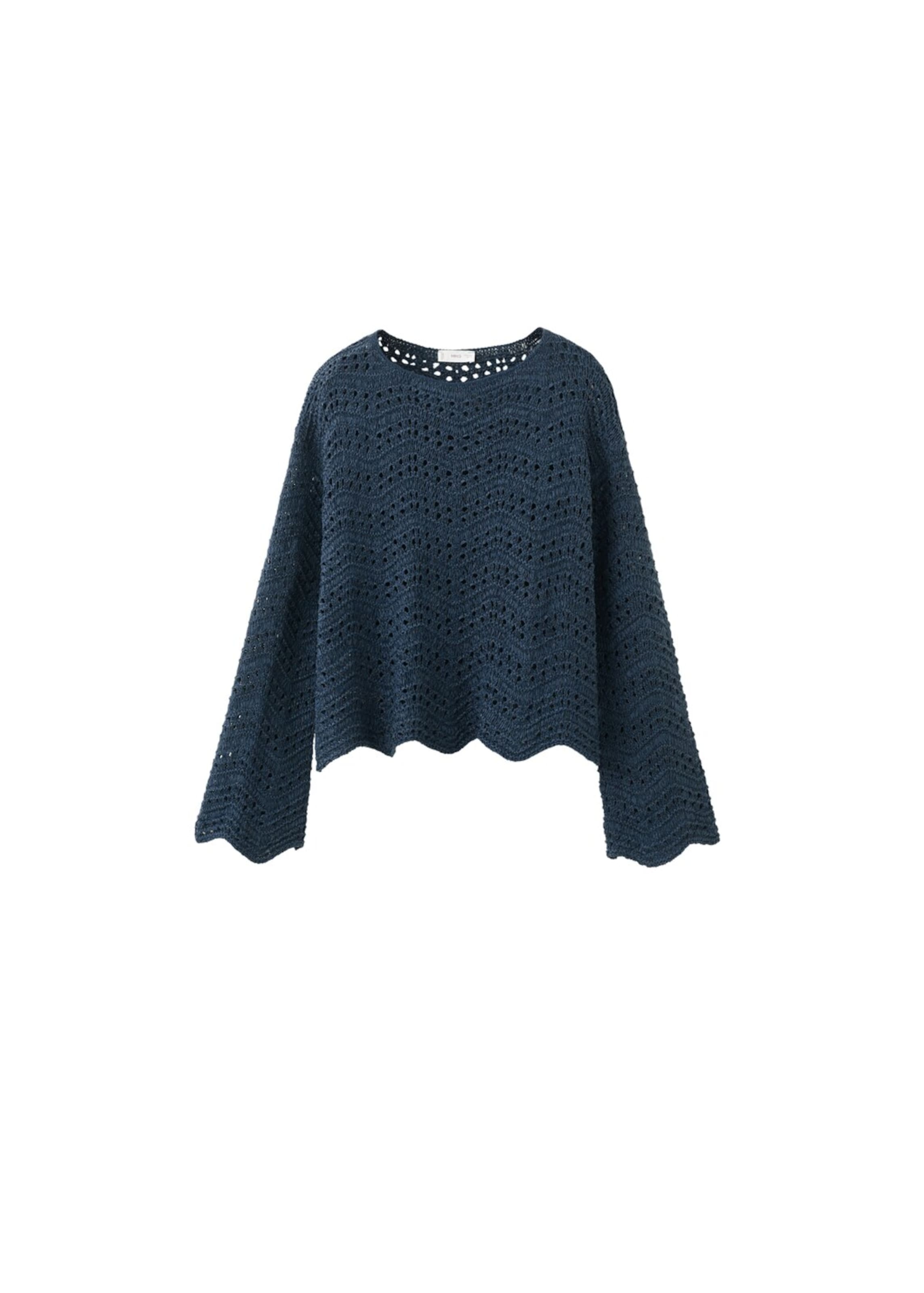 MANGO TEEN Pullover 'Marea' in Blau: Vorderseite