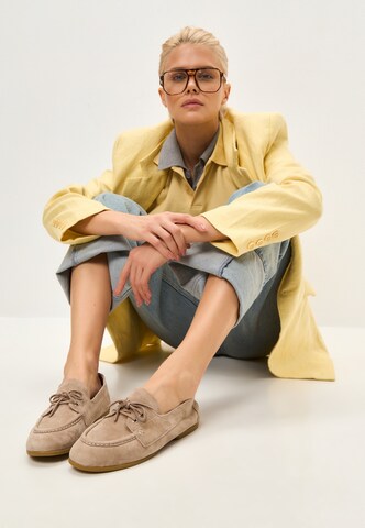 Mocassin CESARE GASPARI en beige