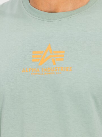 ALPHA INDUSTRIES Majica | zelena barva