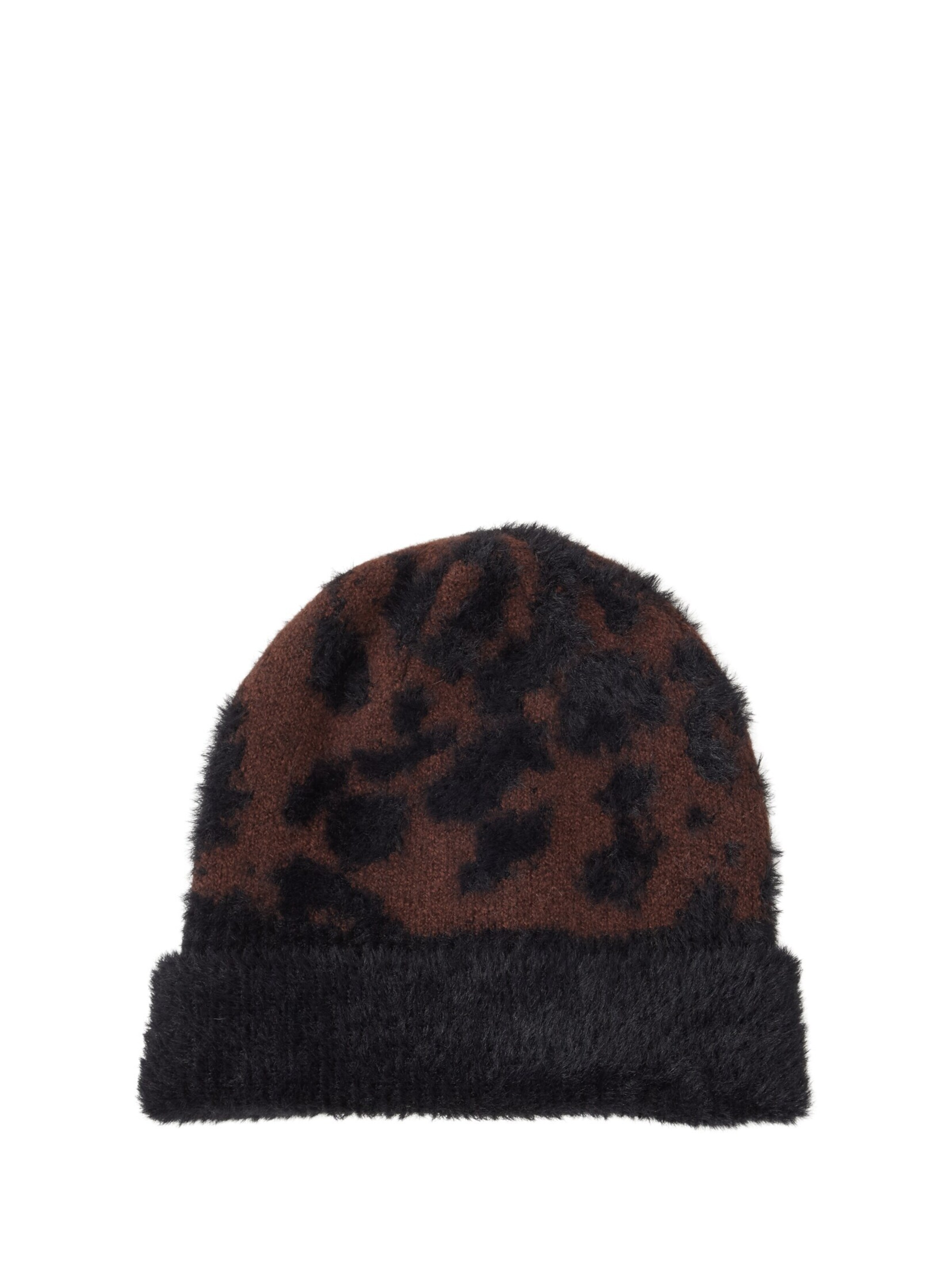 TOM TAILOR Beanie in Brown: front