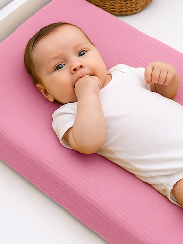 PAPATE - Accesorios para carritos de bebé 'Changing Mat Cover' en rosa: frente